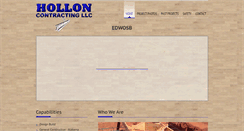 Desktop Screenshot of holloncontractingllc.com