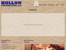 Tablet Screenshot of holloncontractingllc.com